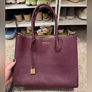Michael Kors Plum Satchel